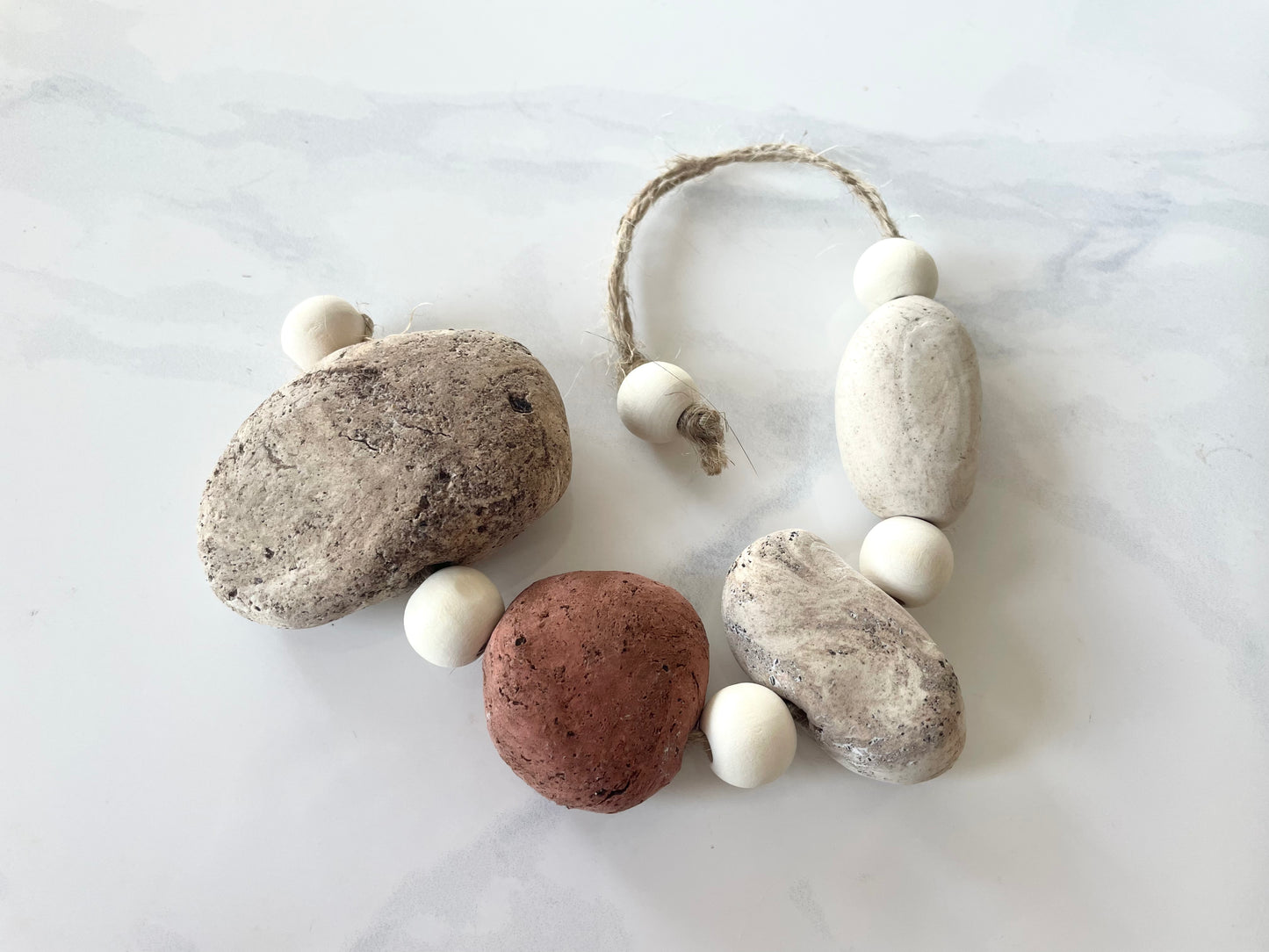 Sun-washed Stillness | Nature's Chic Lightweight, Faux Stone Wall Decor